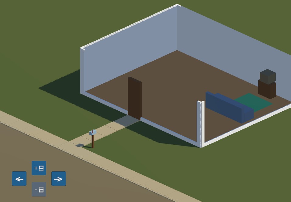 Screenshot from the Life Simulator example scene